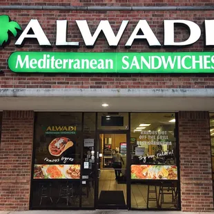 Great falafel sandwich to be found at Alwadi Mediterranean Sandwiches