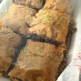 The baklava is amazing!
