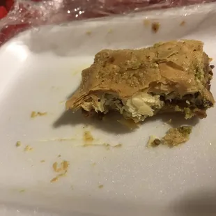 Baklava found hiding in Microwave