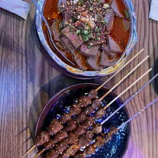 Duck Blood Spicy Soup