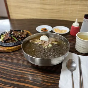 Naengmyeon Galbi Combo