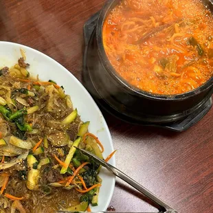 9. Japchae  22. Galbi Yukgaejang