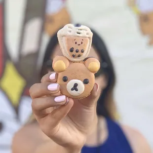 Boba and Rilakkuma Macarons