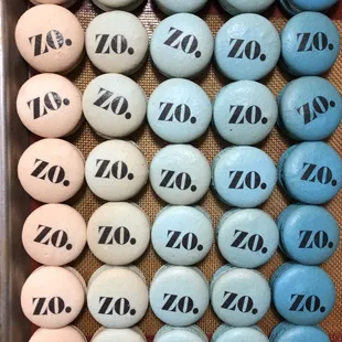 Macarons printed with edible ink are great for logos and pictures. Cater your Bay Area company event with customized macarons!