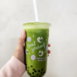 Black Sugar Matcha Latte (22 oz)