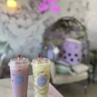 Earl Grey Creme Brulee Milk Tea (22 oz)