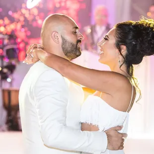 Salsa dance wedding photo