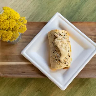 Green chile sausage roll