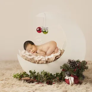 Newborn Christmas Session - Bakersfield - Alyssa Gil Photography