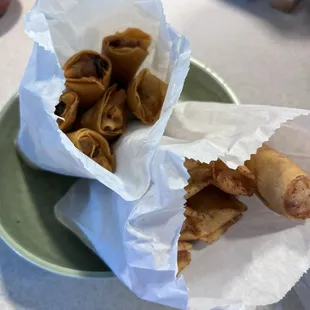 Crunchy goodness lumpia yumminess