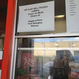 Frozen lumpia for sale