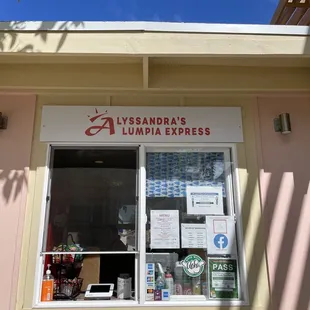 store sign