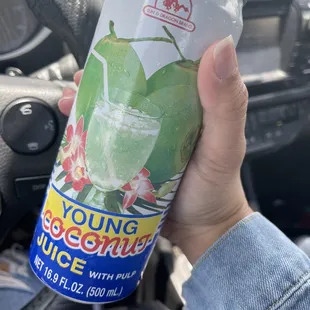 Yummy coconut juice