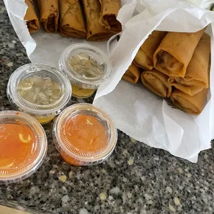 Yummy Shanghai and Veggie Lumpia:)