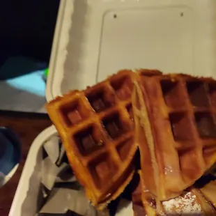 Chicken and waffles