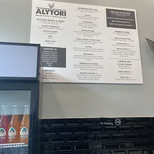 The menu is simple, but enough variety to keep me coming back to try new things. The chicken sandwich is by far the best I have ever had.