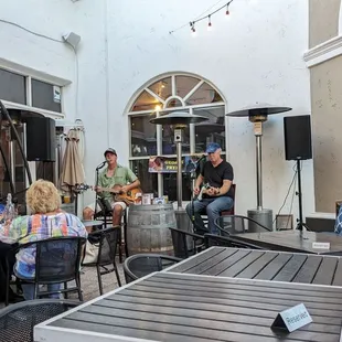 Music on the patio