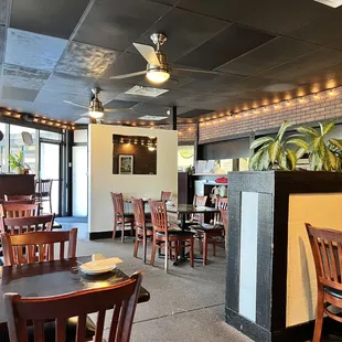 Interior view looking toward door.