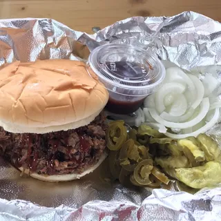 Chopped Brisket Sandwich Combo