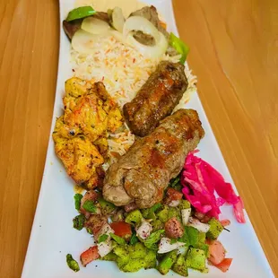 Mixed Grill Plate (The BEST kafta anywhere)