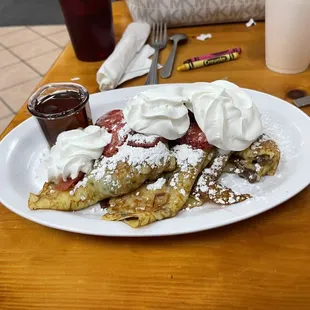 Strawberry Banana Nutella Crepes