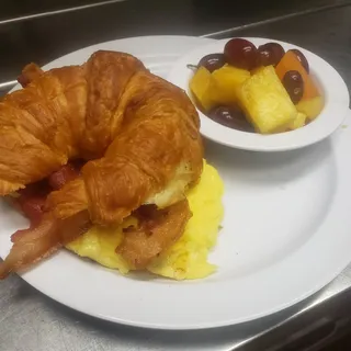 Breakfast Croissant Sandwich