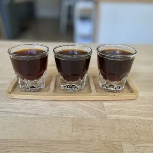 Colombia, Mexico, Ethiopian flight 5$. Ok but they all seemed like light roasts