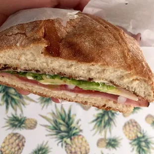 Half of a Jamon Torta. I ate the other half too quickly.