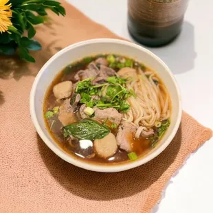 Beef and Beef Ball Noodle Soup