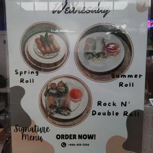 ramen and noodles, menu