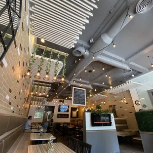 the interior of a restaurant