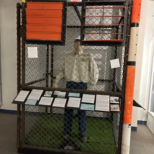 Safety cage.