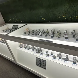 Some of the many, many engines.