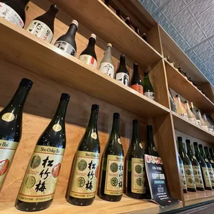 Great decor with their sake