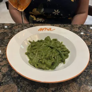 Trofie Di Castagne Con Pesto Genovese