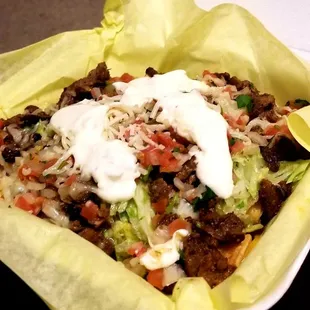 Five Rolled Tacos Special.