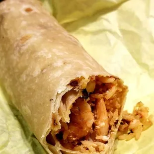 Shrimp Burrito.