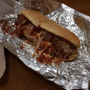 6" meatball sub!!