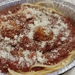 Spaghetti and Meatballs