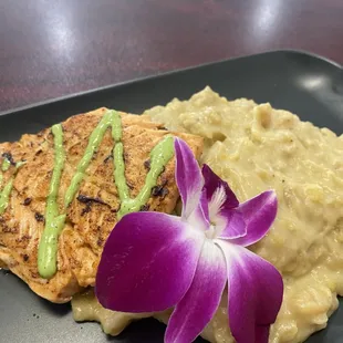 a plate of food