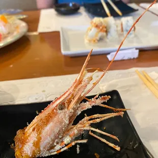 a close up of a plate of food