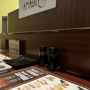 Sushi bar at Amagi Sushi