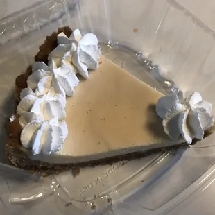 a slice of cheesecake