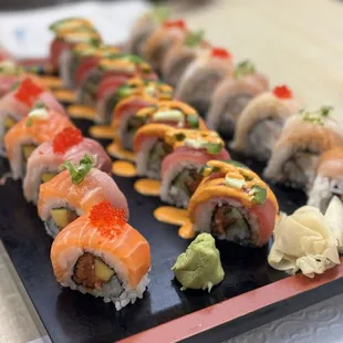 food, sushi and sashimi