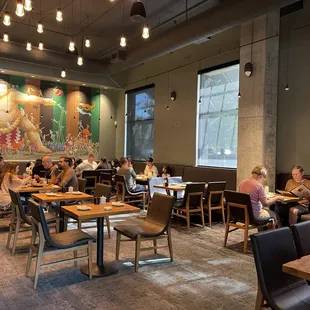 Interior of Amakara in Dublin.