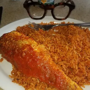 JOLLOF OF RICE SPICY FISH