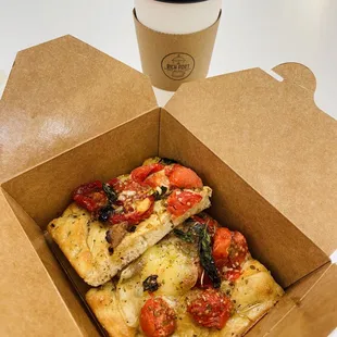 Veggie focaccia