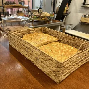 Bread on the counter- tempting!!