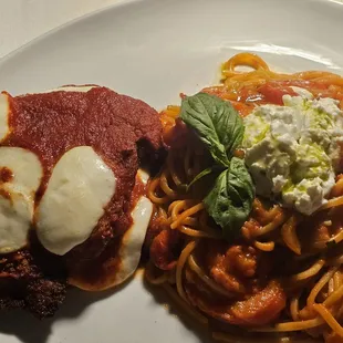 Chicken Parmigiana special excellent