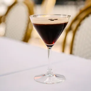 Now with a full bar, enjoy classic cocktails like the Espresso&apos;tini